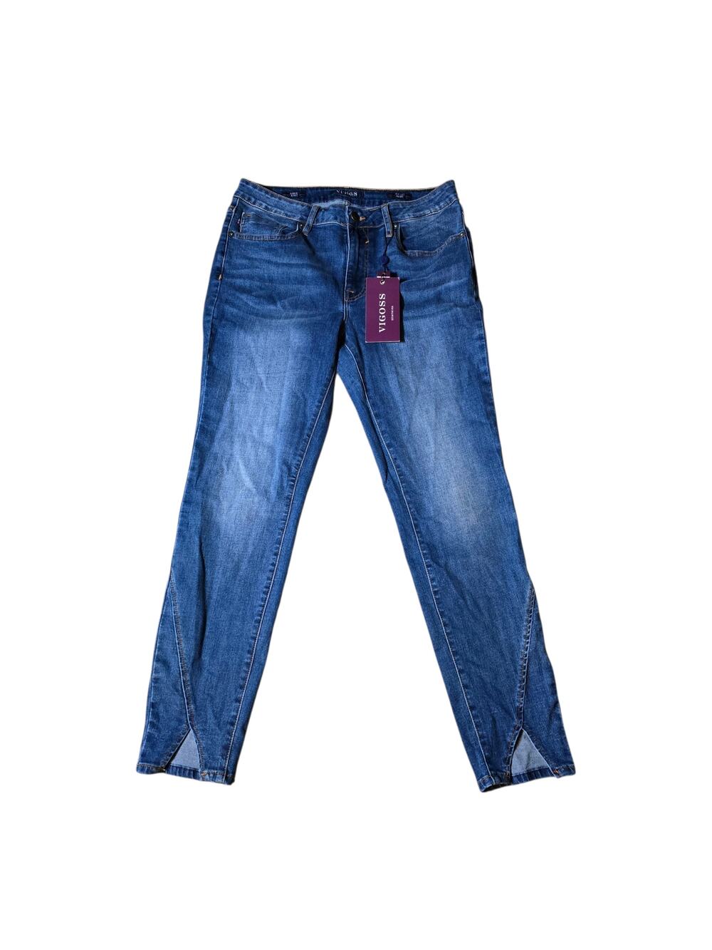 NWT, Vigoss Women's Mid rise Marley Skinny Jeans, Size 31/27